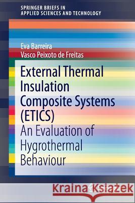 External Thermal Insulation Composite Systems (Etics): An Evaluation of Hygrothermal Behaviour Barreira, Eva 9783319203812