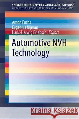 Automotive Nvh Technology Fuchs, Anton 9783319240534