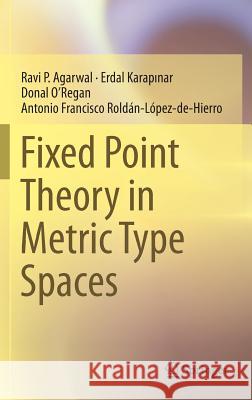 Fixed Point Theory in Metric Type Spaces Ravi P. Agarwal Erdal Karapinar Donal O 9783319240800 Springer