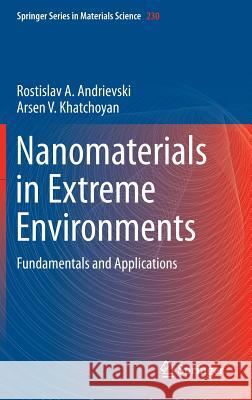Nanomaterials in Extreme Environments: Fundamentals and Applications Andrievski, Rostislav 9783319253299 Springer