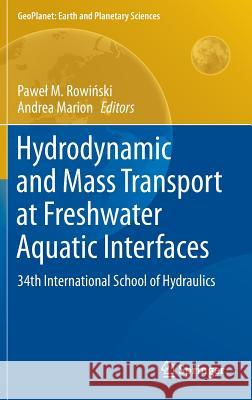 Hydrodynamic and Mass Transport at Freshwater Aquatic Interfaces: 34th International School of Hydraulics Rowiński, Pawel 9783319277493 Springer