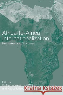 Africa-To-Africa Internationalization: Key Issues and Outcomes Adeleye, Ifedapo 9783319306919