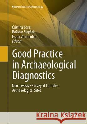 Good Practice in Archaeological Diagnostics: Non-Invasive Survey of Complex Archaeological Sites Corsi, Cristina 9783319345284 Springer