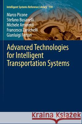 Advanced Technologies for Intelligent Transportation Systems Marco Picone Stefano Busanelli Michele Amoretti 9783319345666