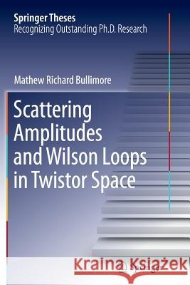 Scattering Amplitudes and Wilson Loops in Twistor Space Mathew Richard Bullimore 9783319346182 Springer