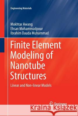 Finite Element Modeling of Nanotube Structures: Linear and Non-Linear Models Awang, Mokhtar 9783319352190 Springer