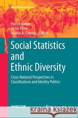 Social Statistics and Ethnic Diversity: Cross-National Perspectives in Classifications and Identity Politics Simon, Patrick 9783319367200