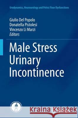 Male Stress Urinary Incontinence Giulio De Donatella Pistolesi Vincenzo L 9783319367354 Springer