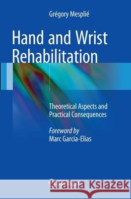 Hand and Wrist Rehabilitation: Theoretical Aspects and Practical Consequences Mesplié, Grégory 9783319367422 Springer