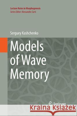 Models of Wave Memory Serguey Kashchenko 9783319368085 Springer