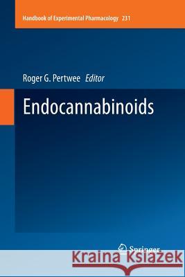 Endocannabinoids Roger G. Pertwee 9783319371191 Springer