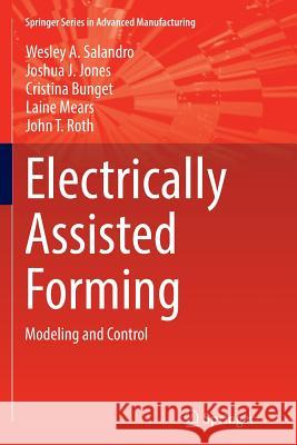 Electrically Assisted Forming: Modeling and Control Salandro, Wesley A. 9783319375762 Springer