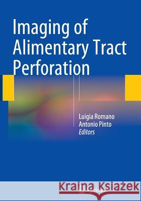 Imaging of Alimentary Tract Perforation Luigia Romano Antonio Pinto 9783319382234