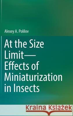 At the Size Limit - Effects of Miniaturization in Insects Alexey A. Polilov 9783319394978 Springer