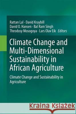 Climate Change and Multi-Dimensional Sustainability in African Agriculture: Climate Change and Sustainability in Agriculture Lal, Rattan 9783319412368 Springer