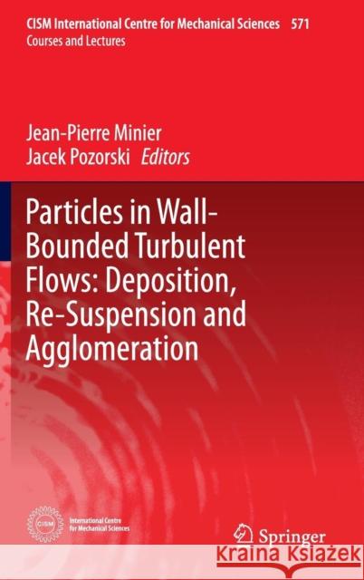 Particles in Wall-Bounded Turbulent Flows: Deposition, Re-Suspension and Agglomeration Jean-Pierre Minier Jacek Pozorski 9783319415666 Springer