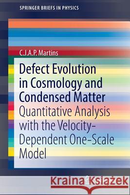 Defect Evolution in Cosmology and Condensed Matter: Quantitative Analysis with the Velocity-Dependent One-Scale Model Martins, C. J. A. P. 9783319445519 Springer