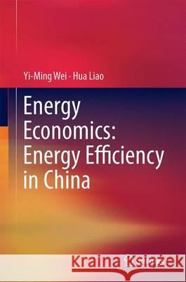 Energy Economics: Energy Efficiency in China Yi-Ming Wei Hua Liao 9783319446295 Springer