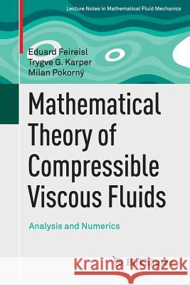 Mathematical Theory of Compressible Viscous Fluids: Analysis and Numerics Feireisl, Eduard 9783319448343