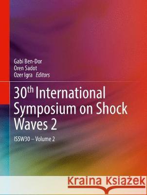 30th International Symposium on Shock Waves 2: Issw30 - Volume 2 Ben-Dor, Gabi 9783319448640 Springer