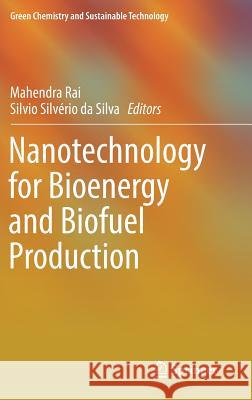 Nanotechnology for Bioenergy and Biofuel Production Mahendra Rai Silvio Silverio D 9783319454580