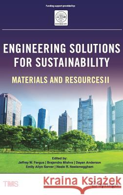 Engineering Solutions for Sustainability: Materials and Resources II Fergus, Jeffrey 9783319486130 Springer