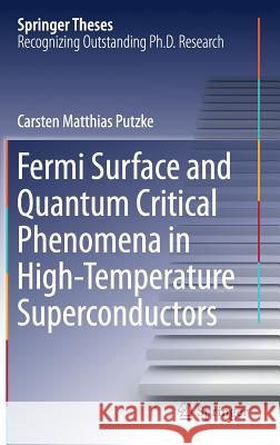 Fermi Surface and Quantum Critical Phenomena of High-Temperature Superconductors Carsten Matthias Putzke 9783319486451