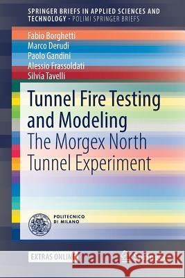 Tunnel Fire Testing and Modeling: The Morgex North Tunnel Experiment Borghetti, Fabio 9783319495163 Springer