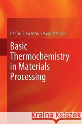 Basic Thermochemistry in Materials Processing Gabriel Plascencia David Jaramillo 9783319538136 Springer