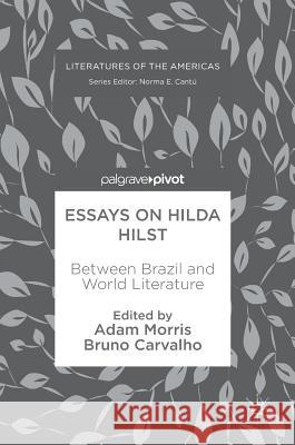 Essays on Hilda Hilst: Between Brazil and World Literature Morris, Adam 9783319563176 Palgrave MacMillan