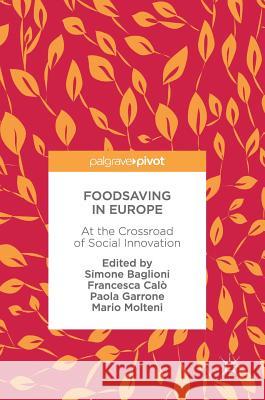 Foodsaving in Europe: At the Crossroad of Social Innovation Baglioni, Simone 9783319565545 Palgrave MacMillan
