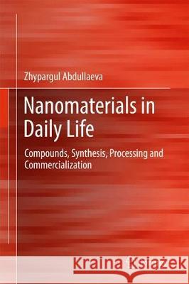 Nanomaterials in Daily Life: Compounds, Synthesis, Processing and Commercialization Abdullaeva, Zhypargul 9783319572154 Springer