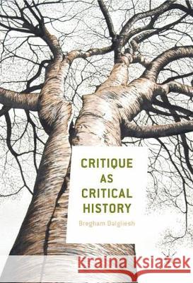 Critique as Critical History Bregham Dalgliesh 9783319610085 Palgrave MacMillan