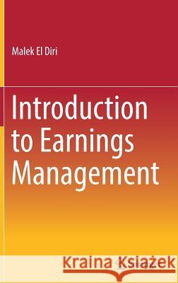 Introduction to Earnings Management Malek E 9783319626857