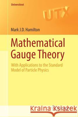 Mathematical Gauge Theory: With Applications to the Standard Model of Particle Physics Hamilton, Mark J. D. 9783319684383 Springer