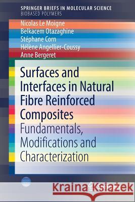 Surfaces and Interfaces in Natural Fibre Reinforced Composites: Fundamentals, Modifications and Characterization Le Moigne, Nicolas 9783319714097 Springer