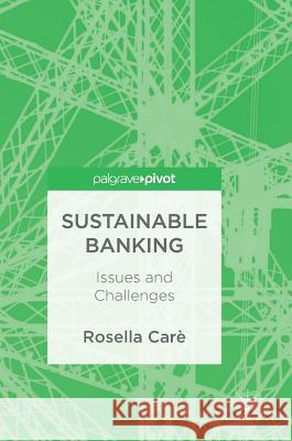 Sustainable Banking: Issues and Challenges Carè, Rosella 9783319733883 Palgrave Pivot