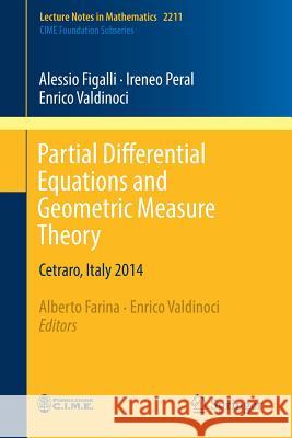 Partial Differential Equations and Geometric Measure Theory: Cetraro, Italy 2014 Figalli, Alessio 9783319740416 Springer