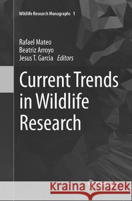 Current Trends in Wildlife Research  9783319802398 Springer