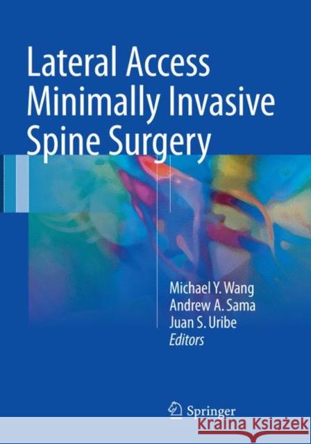 Lateral Access Minimally Invasive Spine Surgery  9783319803241 Springer