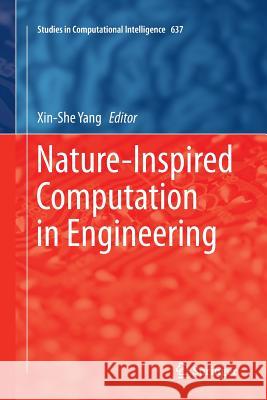Nature-Inspired Computation in Engineering Xin-She Yang 9783319807577