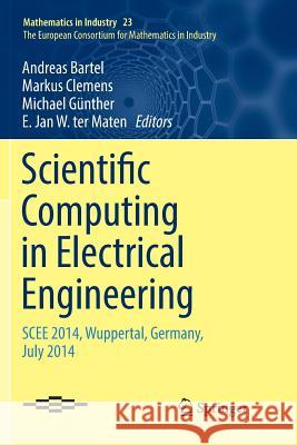 Scientific Computing in Electrical Engineering: Scee 2014, Wuppertal, Germany, July 2014 Bartel, Andreas 9783319808000 Springer