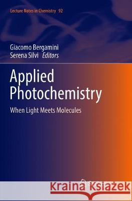 Applied Photochemistry: When Light Meets Molecules Bergamini, Giacomo 9783319810928