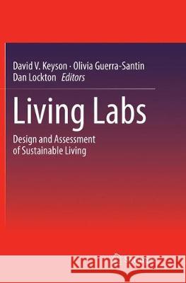Living Labs: Design and Assessment of Sustainable Living Keyson, David V. 9783319815367