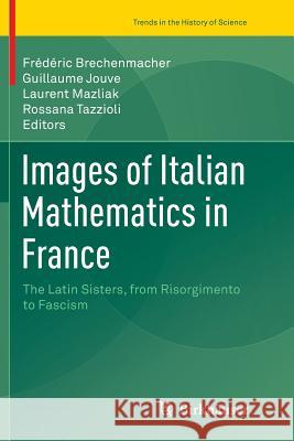 Images of Italian Mathematics in France: The Latin Sisters, from Risorgimento to Fascism Brechenmacher, Frédéric 9783319820286 Birkhauser