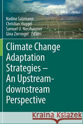 Climate Change Adaptation Strategies - An Upstream-Downstream Perspective Salzmann, Nadine 9783319821795