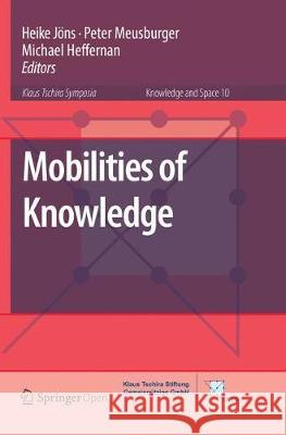 Mobilities of Knowledge  9783319831053 Springer