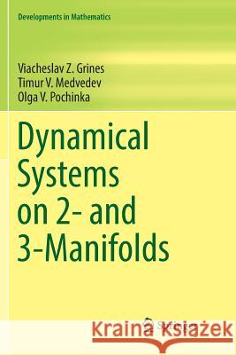 Dynamical Systems on 2- And 3-Manifolds Grines, Viacheslav Z. 9783319831497 Springer