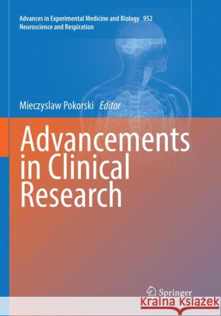 Advancements in Clinical Research  9783319838823 Springer