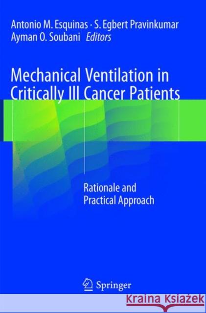 Mechanical Ventilation in Critically Ill Cancer Patients: Rationale and Practical Approach Esquinas, Antonio M. 9783319841168 Springer